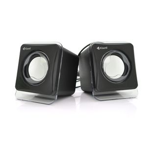 Колонки 2.0 Kisonli V410 для ПК і ноутбука, USB + 3.5mm, 2x1.5W, 20Hz- 20KHz, Black, BOX, Q80 V410 фото