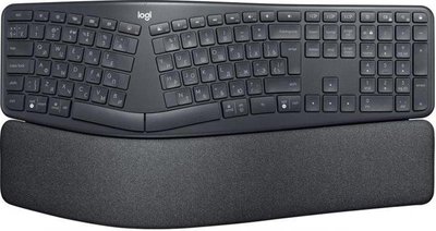 Клавіатура бездротова Logitech Ergo K860 Bluetooth/Wireless UA Black (920-010108) 920-010108 фото