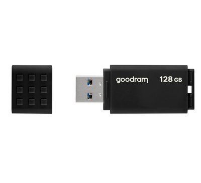 Флеш-накопичувач USB3.0 128GB GOODRAM UME3 Black (UME3-1280K0R11) UME3-1280K0R11 фото