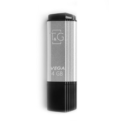 Флеш-накопичувач USB 4GB T&G 121 Vega Series Silver (TG121-4GBSL) TG121-4GBSL фото