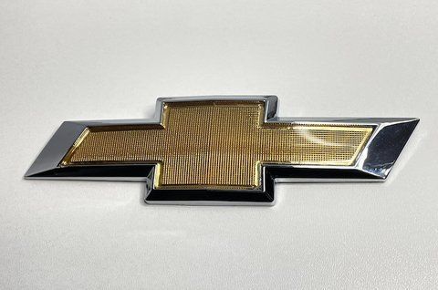 Емблема багажника Chevrolet 170x55 mm (хром/золото) ch004 фото товару