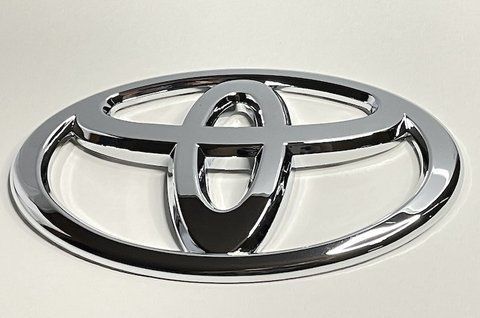 Емблема Toyota 170x115 mm (хром) 9097502076 toy030 фото товару