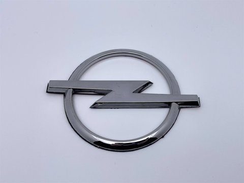 Емблема шильдик логотип Opel (Опель) 130*100 мм (Хром) op002 фото товару