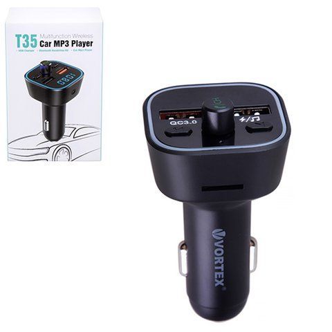 Модулятор FM 5в1 T35 12-24v Bluetooth (T35) T35 фото товара