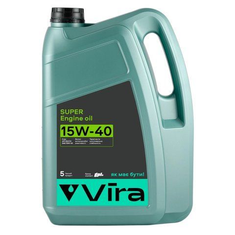Олива моторна VIRA Super 15W-40 5 л (VI0344) VI0344 фото товару