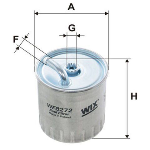 Фільтр паливний WIX FILTERS Mercedes-Benz (WF8272) WF8272 фото товару