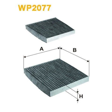 Фільтр салона BMW X3 (F25), X4 (F26) Wix Filters (WP2077) WP2077 фото товара