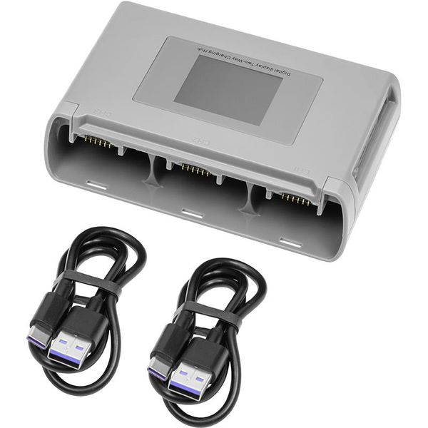 Концентратор-хаб PowerPlant для DJI Mini 2/SE для 3 акумуляторів (CH980413) CH980413 фото