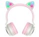 Bluetooth-гарнітура Hoco W27 Cat Ear Grey/Pink (W27GP) W27GP фото 2