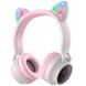 Bluetooth-гарнітура Hoco W27 Cat Ear Grey/Pink (W27GP) W27GP фото 1