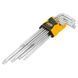 Haбіp Г-oбp. ключів TORX JCB Tools T10H-T50H подовжені з отвором 9шт JCB-5098TXL JCB-5098TXL фото 2