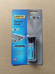 Холодне зварювання сіре 28г (блістер) UNIFIX 940018 фото