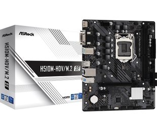 Материнська плата ASRock H510M-HDV/M.2 SE Socket 1200 H510M-HDV/M.2 SE фото