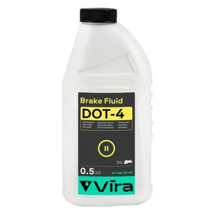 Рідина гальмівна VIRA Brake Fluid DOT-4 0,5 л (VI1001) VI1001 фото