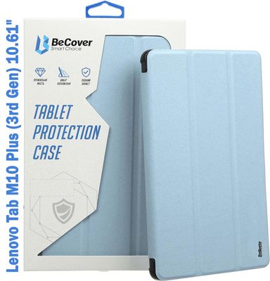 Чохол-книжка BeCover Soft Edge для Lenovo Tab M10 Plus TB-125F (3rd Gen)/K10 Pro TB-226 10.61" Light Blue (708370) 708370 фото