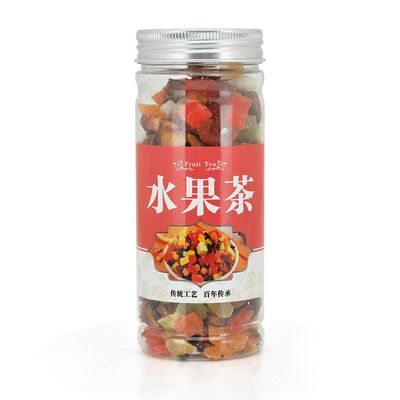 Китайський квітково-фруктовий чай (персик, ананас, виноград, яблуко), 180g (Скляна капсула), ціна за капсулу, Q1 Yt-CFFT-180g фото