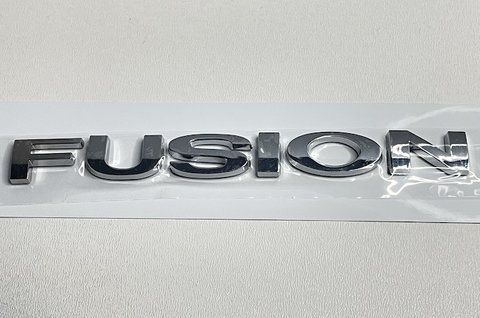 Емблема напис Fusion на Ford (хром) for011 фото товару