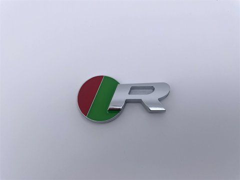 Эмблема шильдик логотип надпись R крышки багажника Jaguar (Ягуар) 70*36мм (Хром) (Металл) (C2P25656, C2P25948) jag007 фото товара