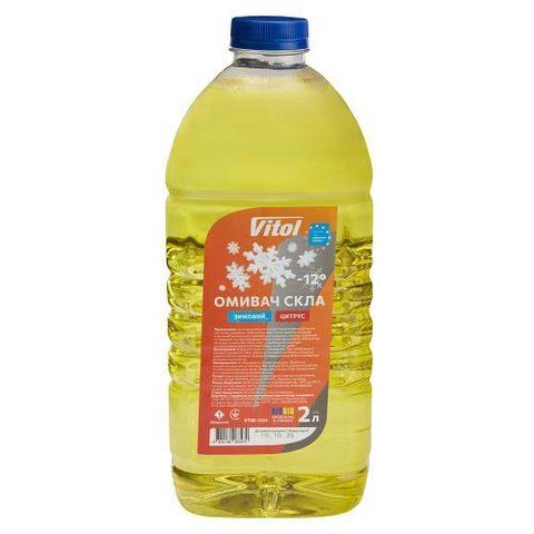 Омивач скла зимовий VITOL "-12" Цитрус 1.8л VTW- 1224 фото товару