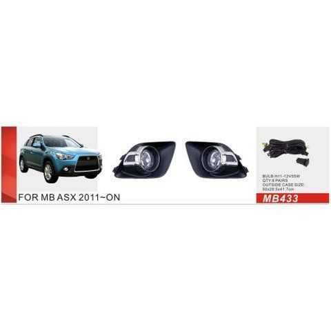 Фари дод. модель Mitsubishi ASX 2010-12/MB-433/H11-12V55W/ел.проводка (MB-433) MB-433 фото товару