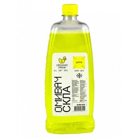 Омивач скла зимовий ORGANIC PRINK -20 &deg;С "Цитрус" 1 л (012027) 012027 фото товару