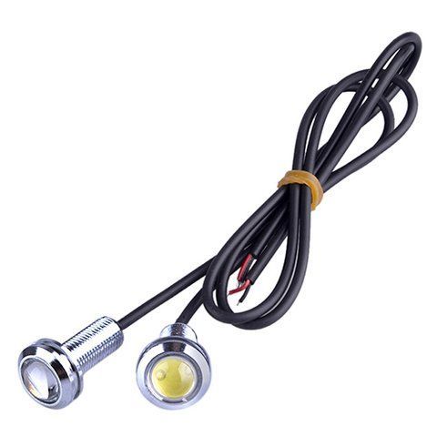 Болти для кріплення номеру з пiдсвiткою 18-COB 12V хромовані 2 шт White (AG-60338) AG-60338 фото товару