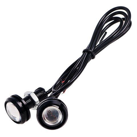 Болти для кріплення номеру 18-COB 12V чорні 2 шт Red (AG-09115/ 48640) AG-09115/ 48640 фото товару