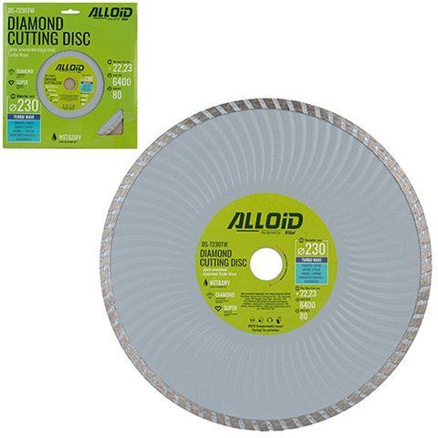 Диск алмазний відрізний Turbo Wave 230 мм Alloid (DS-7230TW) DS-7230TW фото товару