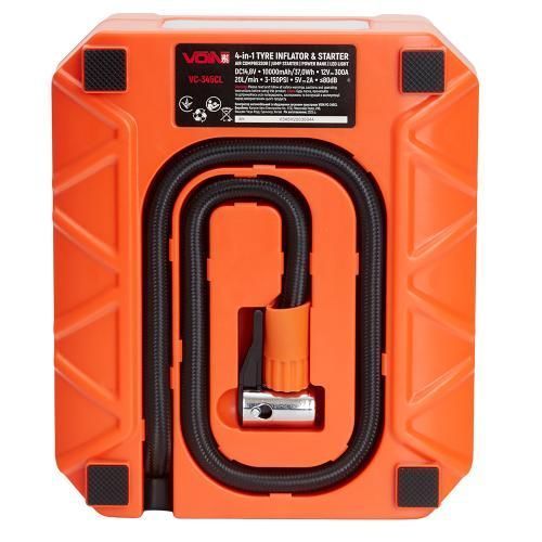 Компресор "VOIN" VC-345CL 4in1/14.8V/37.0wh/10000mAh/Бустер/Повербанк/Ліхтар VC-345CL фото товару