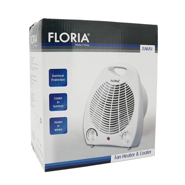 Тепловентилятор Floria ZLN-6151, 2000Вт, 3 режими 1000/2000Вт, Box ZLN-6151 фото