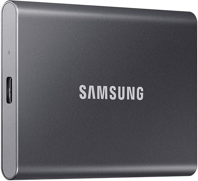 Накопичувач зовнішній SSD 2.5" USB 500GB Samsung T7 Titan Gray (MU-PC500T/WW) MU-PC500T/WW фото
