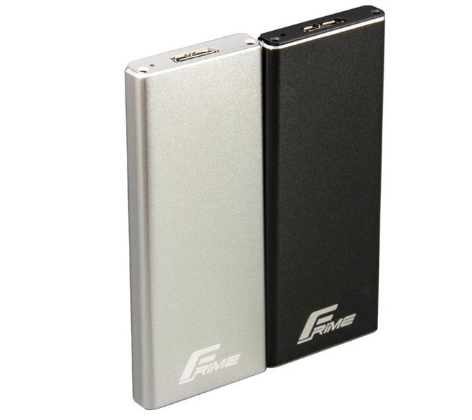 Зовнішня кишеня Frime SATA HDD/SSD 2.5", USB 3.0, Metal, Silver (FHE201.M2U30) FHE201.M2U30 фото