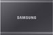 Накопичувач зовнішній SSD 2.5" USB 500GB Samsung T7 Titan Gray (MU-PC500T/WW) MU-PC500T/WW фото 1