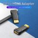 Адаптер Vention DisplayPort - HDMI V 2.0 (M/F), чорний (HBPB0) HBPB0 фото 2