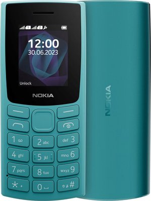 Мобільний телефон Nokia 105 2023 Single Sim Cyan Nokia 105 2023 SS Cyan фото