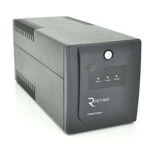 ДБЖ Ritar RTP1000 (600W) Proxima-L, LED, AVR, 3st, 4xSCHUKO socket, 2x12V7Ah, plastik Case ( 460 x 225 x 245 ) Q2 RTP1000L фото