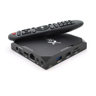 Медіа приставка X96-Max Plus6 4 / 32G Smart TV Box (Android 9.0, ОЗУ 4 Гб, 32Гб вбудованої пам'яті, 4-х ядерний процесор Amlogic 905 (2,0 ГГц) X96-Max Plus 4/32G фото