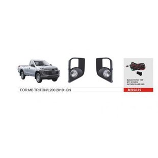 Фари дод. модель Mitsubishi Triton/L200/Pajero Sport 2018-/MB-9039/H16-12V19W/ел.проводка (MB-9039) MB-9039 фото