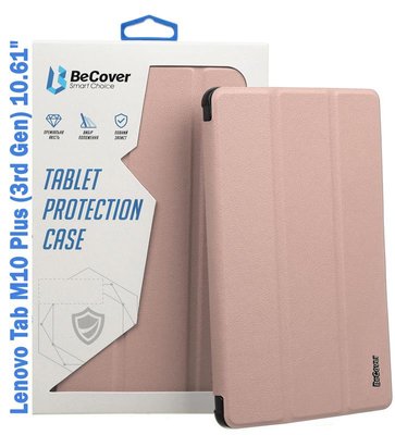 Чохол-книжка BeCover Soft Edge для Lenovo Tab M10 Plus TB-125F (3rd Gen)/K10 Pro TB-226 10.61" Rose Gold (708369) 708369 фото