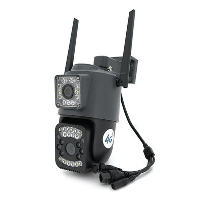2+2Мп 4G відеокамера з двома об'єктивами вулична SD/карта YOSO YO-IPC41D4MP50 PTZ 2.8mm V380 YT30398 фото