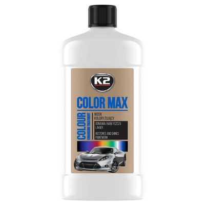 Поліроль восковий для кузова K2 Color Max білий 500 мл (K025BI) K20341 фото