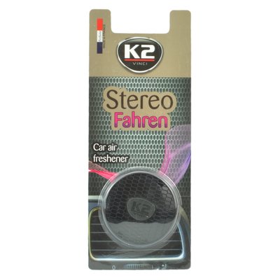 Ароматизатор повітря на обдув K2 Stereo "Нове авто" (V155) K20182 фото