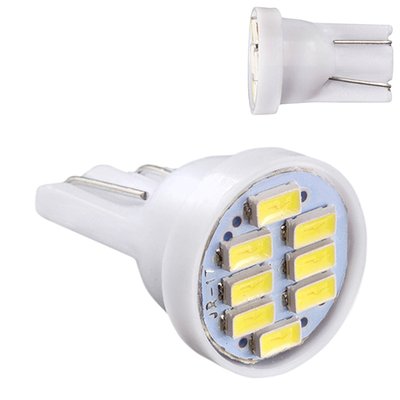 Набір Лампа PULSO/габаритна/LED T10/8SMD-3014/12v/0.5w/40lm White (Набор автоламп 4) Набор автоламп 4 фото