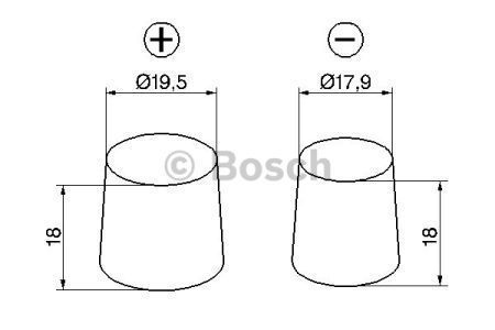 Акумулятор 63Ah-12v BOSCH (S5006) (242x175x190),L,EN610 0092S50060 фото товару
