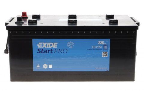 Акумулятор 225Ah-12v Exide Start PRO (518х279х240),полярність зворотна (3),EN1200 EG2253 фото товару