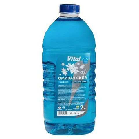 Омивач скла зимовий VITOL "-22" Морський бриз 1,8л VTW- 2022 фото товару