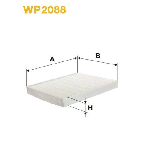 Фільтр салона Audi A3 III, TT III; Seat Leon III; Skoda Octavia III; Volkswagen Golf V Wix Filters (WP2088) WP2088 фото товара