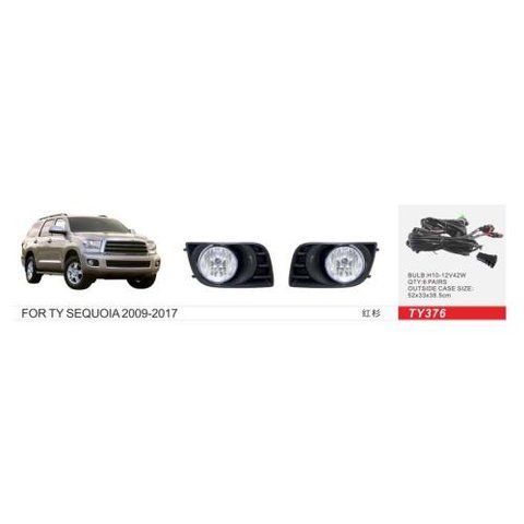 Фари дод. модель Toyota Sequoia 2009-17/TY-376/H10-12V42W/eл.проводка (TY-376) TY-376 фото товару