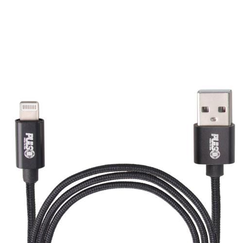 Кабель VOIN CC-1802L BK USB - Lightning 3А, 2m, black (швидка зарядка/передача даних) (CC-1802L BK) CC-1802L BK фото