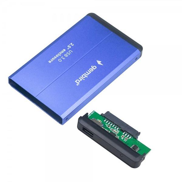Зовнішня кишеня Gembird для підключення SATA HDD 2.5", USB 3.0, Blue (EE2-U3S-2-B) EE2-U3S-2-B фото